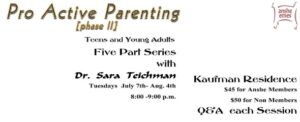 sara teichman pro active parenting