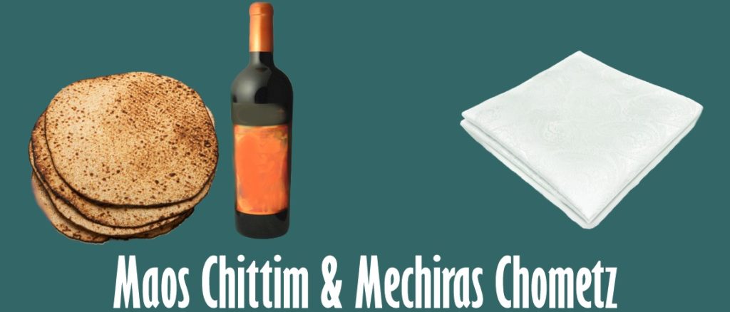 Maos Chittim & Chometz Sale Forms and Donations